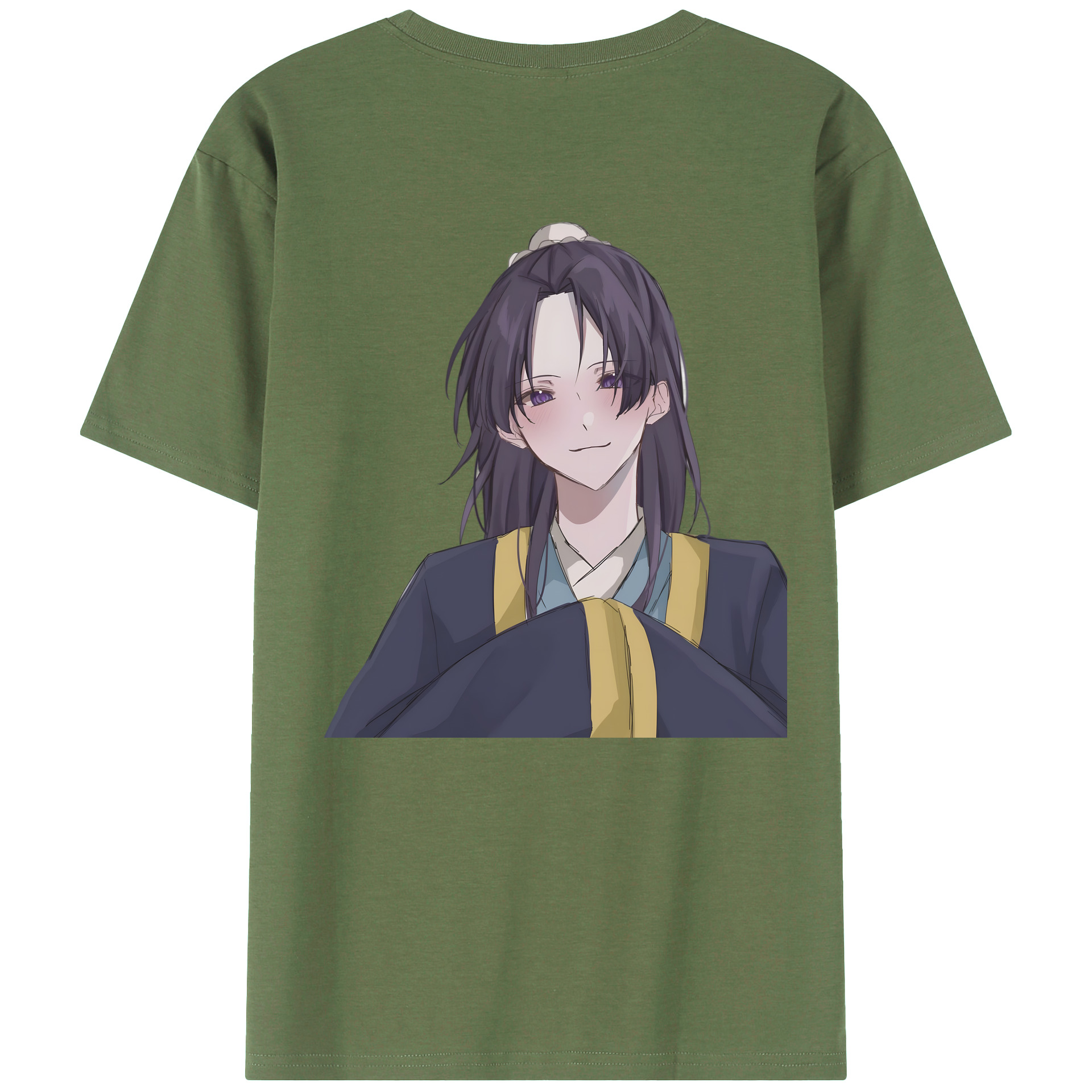 （画像用） 薬屋のひとりごと The Apothecary Diaries 綿100％ メンズ半袖Tシャツ（バックプリント） 通気性